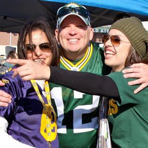 One last one: another one of my favorites with Arlene and another close friend Vanessa who has come to many games. Hangs at home and office:
