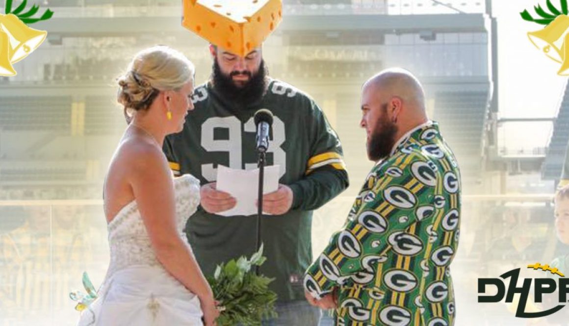 Love Is Green and Gold At Lambeau!