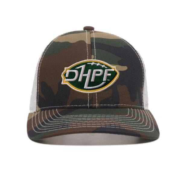 DHPF Camo- White Mesh Hat
