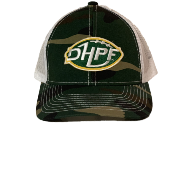 DHPF Camo- White Mesh Hat