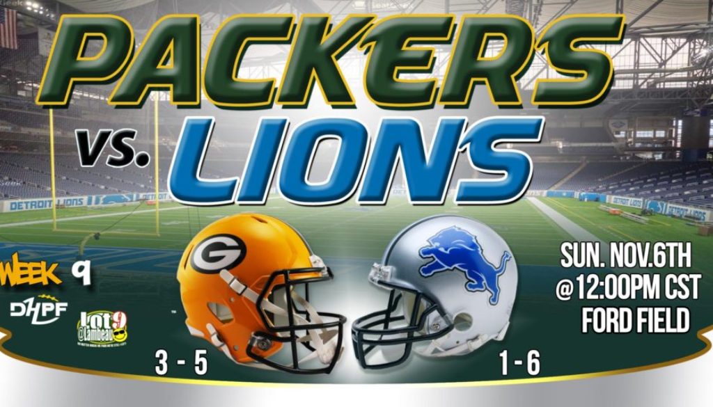 GBvsDET 11-5-2022 greg goshaw DHPF DIE HARD PACKER FAN