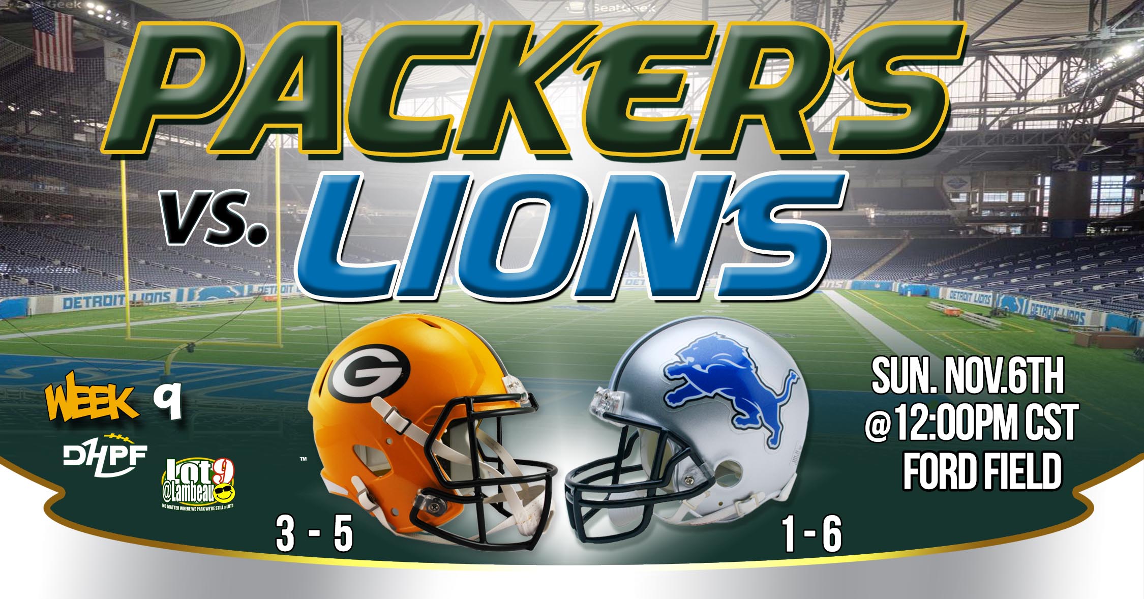 The Packers look to get back into the win column as they face