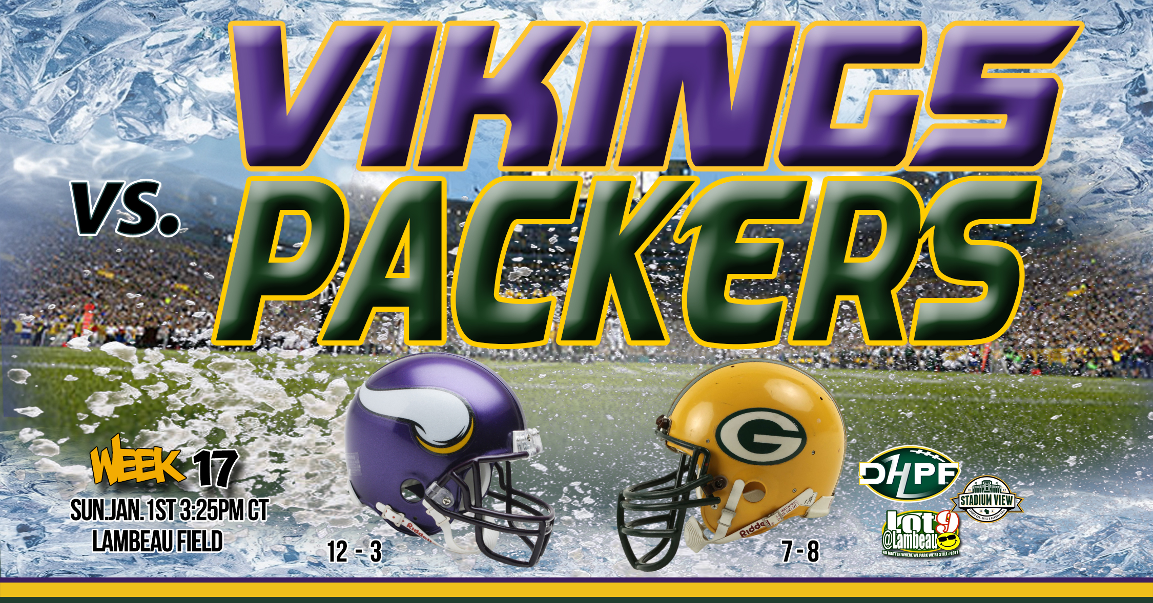 packers vikings new year's day