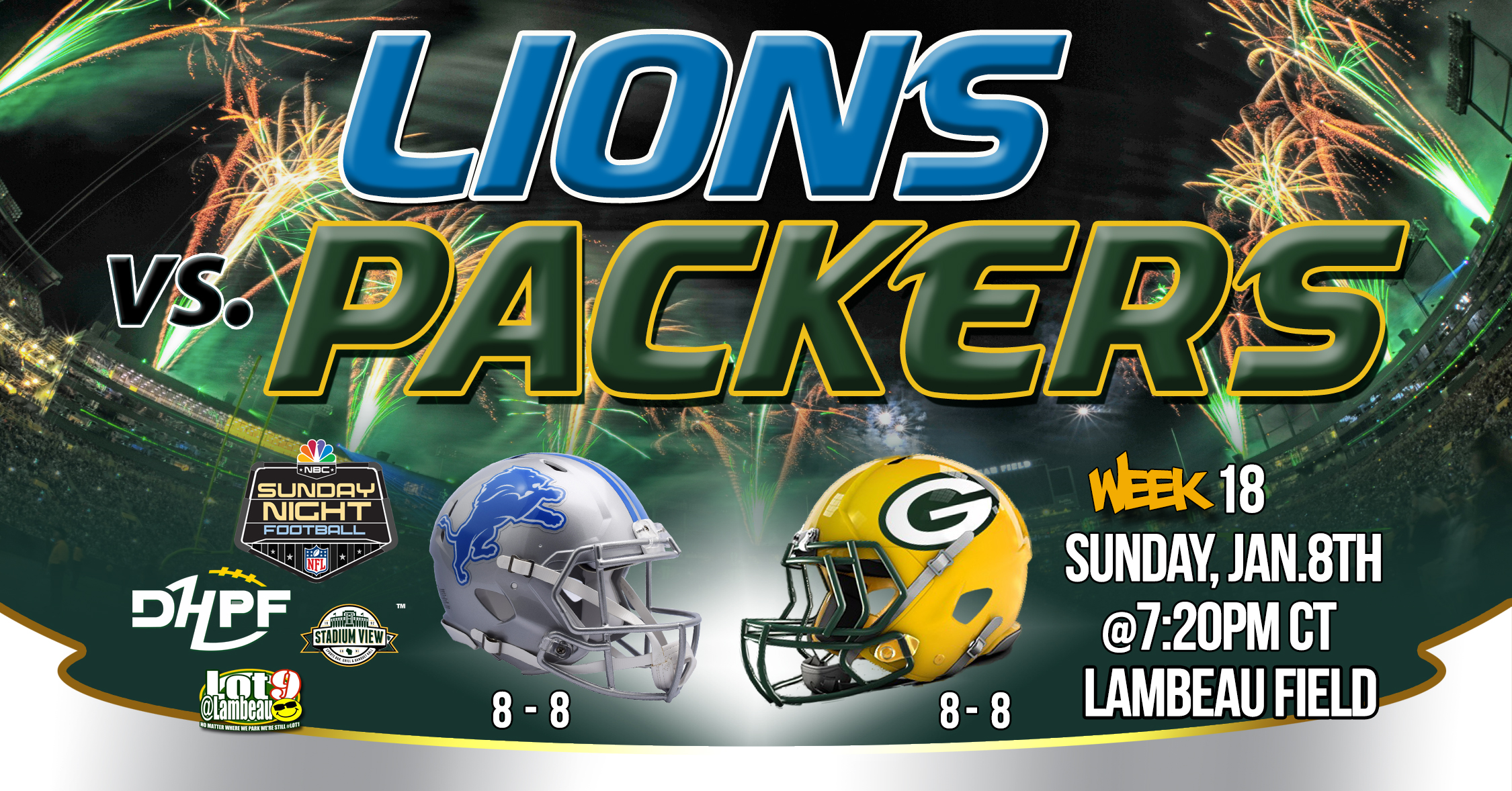 sunday night football line