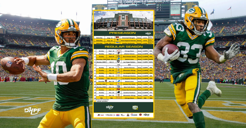 The 2023-2024 NFL schedule was officially released. Here is a list of who  the Packers will be playing: - Die Hard Packer Fan