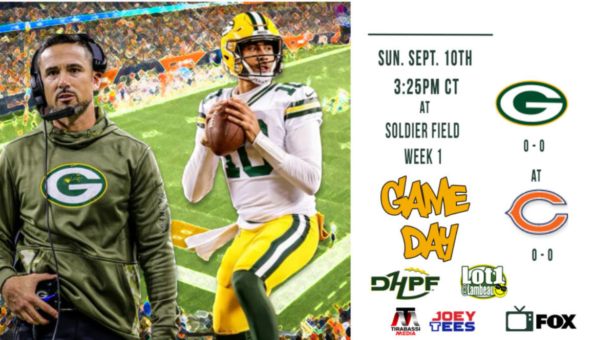 9-9-2023 V003 Game Day Green Bay Packers svs Chicago Bears Week 1 DHPF DIE HARD PACKER FAN Greg Goshaw ARTICLE