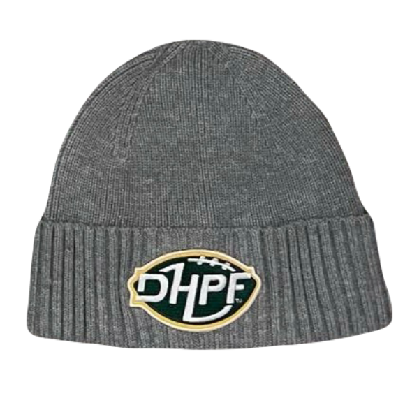 DHPF Unisex Grey Beanie w/Patch