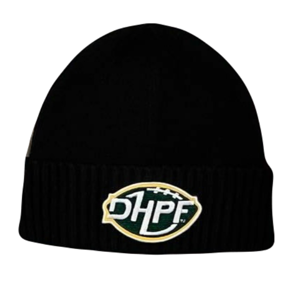 DHPF Unisex Black Beanie w/Patch