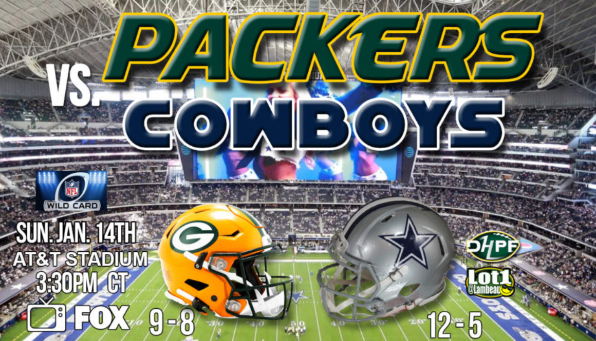 1-13-2024 V002 Green Bay Packers vs Dallas Cowboys Wildcard Round Greg Goshaw Pre-game DHPF Die Hard Packer Fan