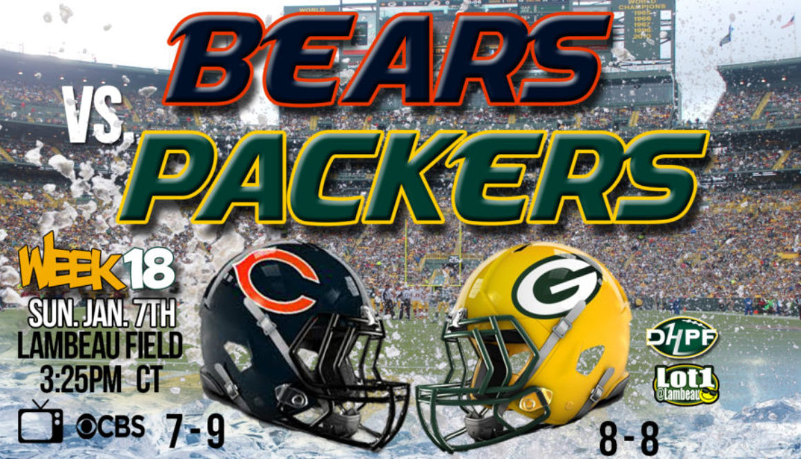 1-6-2024 V002 Chicago Bears vs Green Bay Packers WEEK 18 Greg Goshaw Pre-game DHPF Die Hard Packer Fan